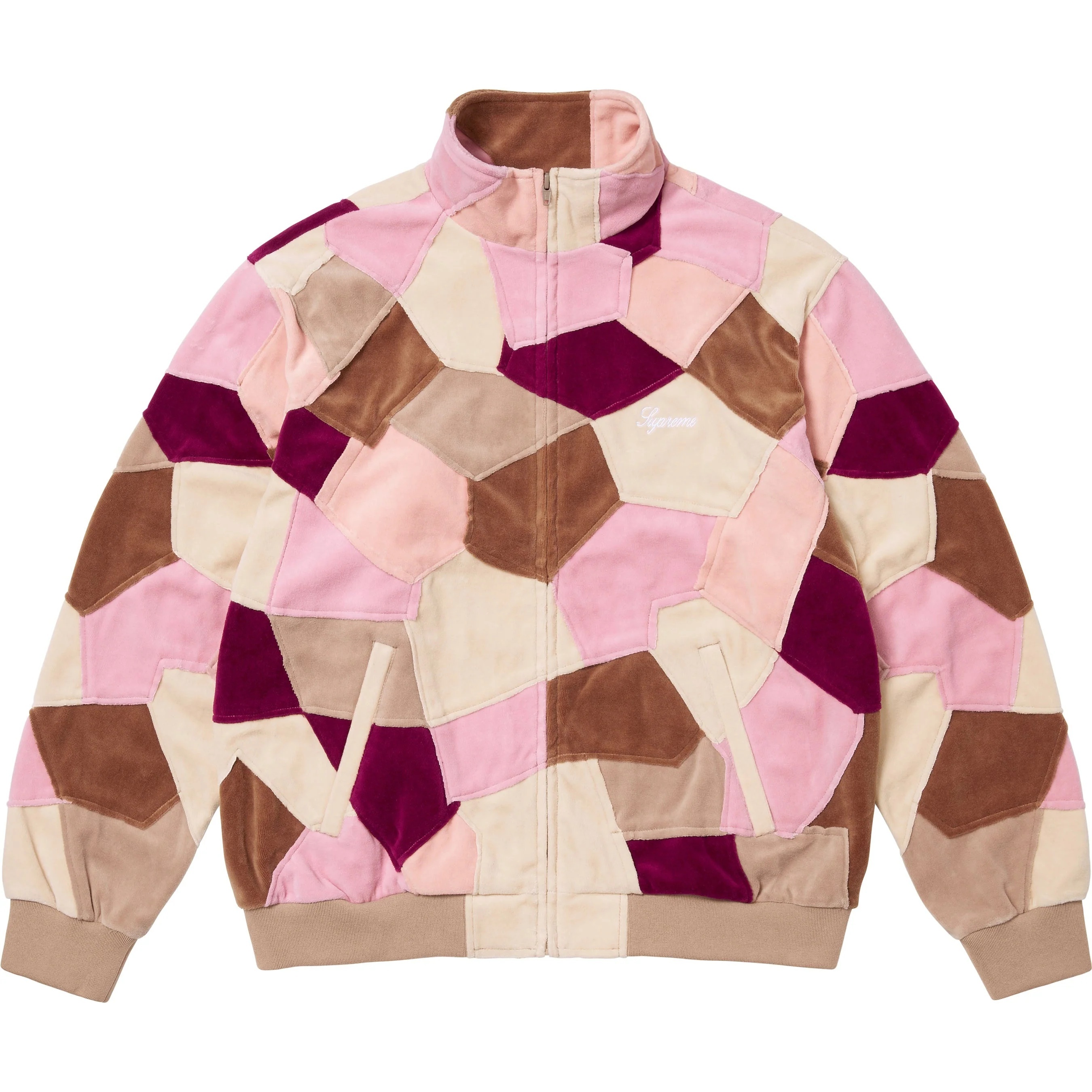 Patchwork Velour Track Jacket view 2